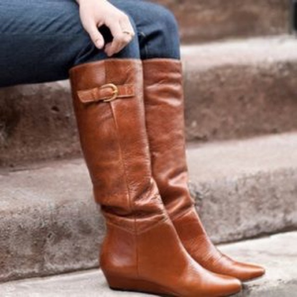 Steve Madden INTYCE Boots - Cognac